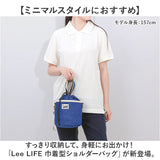 Lee リー ショルダーバッグ 巾着 トート 1310 通販 ショルダーバック ショルダー 肩掛け 斜めかけ 斜め掛け ななめがけ 巾着袋 巾着型 トートバッグ トートバック 手提げ 2WAY デニム