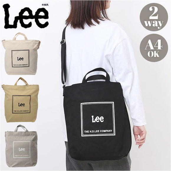 Lee リー ショルダーバッグ 320-1351 通販 斜めがけバッグ トートバッグ ショルダーバック トートバック 2way おしゃれ レディース メンズ 布バッグ バッグ バック レディースバッグ