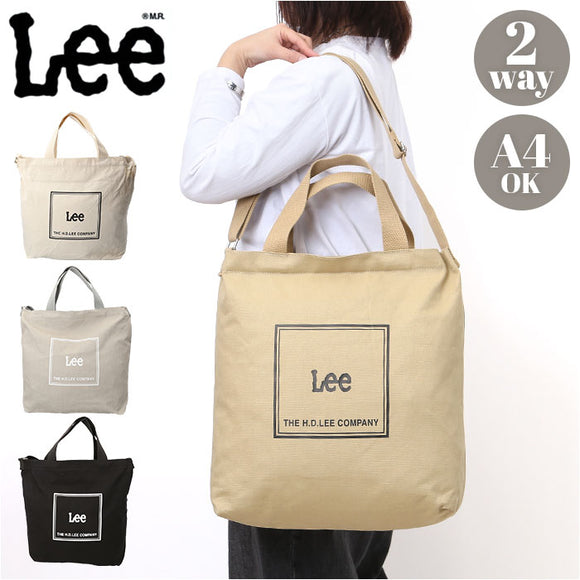 Lee リー ショルダーバッグ 320-1352 通販 斜めがけバッグ トートバッグ ショルダーバック トートバック 2way おしゃれ レディース メンズ 布バッグ バッグ バック レディースバッグ