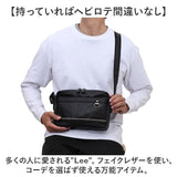 Lee リー ショルダーバッグ 3108 メンズ 通販 ミニショルダー ショルダーバック ショルダー 肩掛け 斜めかけ 斜め掛け ななめがけ 斜めかけバッグ 斜めかけバック カジュアルバッグ 合皮