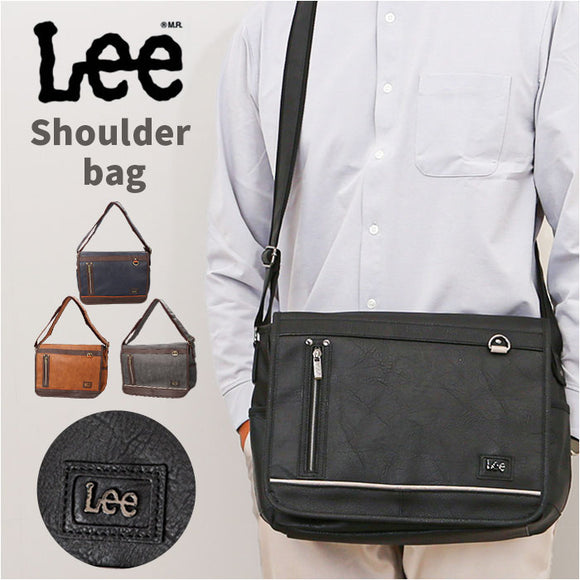 Lee リー ショルダーバッグ 通販 バッグ ショルダーバック メンズ レディース 斜めがけ おしゃれ 斜め掛け ななめ掛け 斜めかけ 大人 シンプル 無地 ギフト ショルダー 肩掛け バック