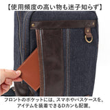 Lee リー ボディバッグ 2way 3262 通販 ボディバック ボディーバッグ リュック リュックサック 斜めかけ 斜め掛け ななめがけ 斜めかけバッグ 斜めかけバック デニム カジュアル