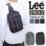 Lee リー ボディバッグ 2way 3262 通販 ボディバック ボディーバッグ リュック リュックサック 斜めかけ 斜め掛け ななめがけ 斜めかけバッグ 斜めかけバック デニム カジュアル