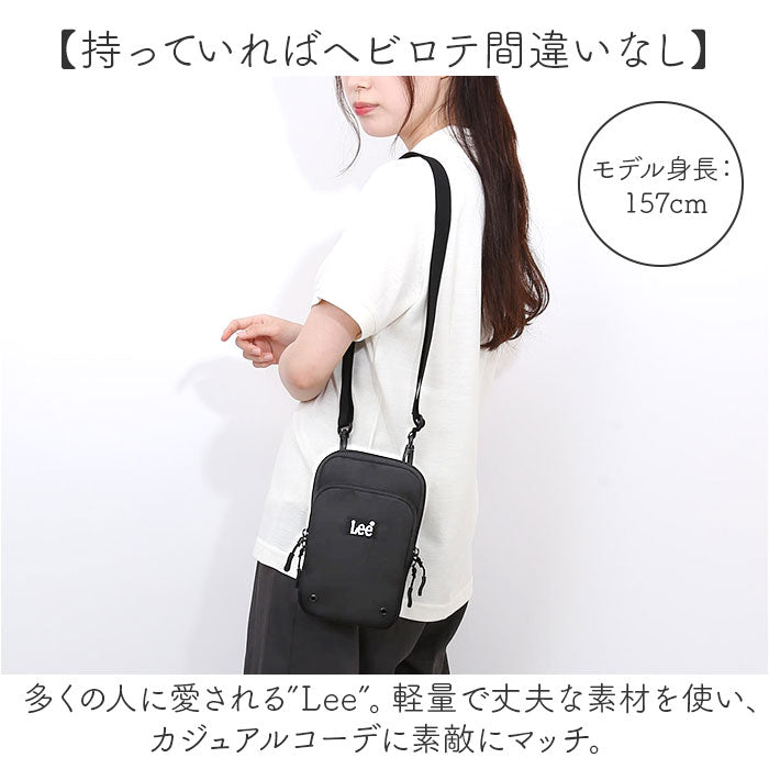 Lee リー スマホショルダー ショルダーバッグ 3720 通販 スマホバッグ ミニショルダー スマホポシェット お財布ポシェット ショルダー 肩掛け 斜めかけ 斜め掛け ななめがけ 2WAY