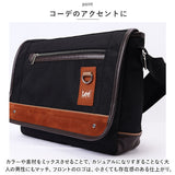 Lee ショルダーバッグ リー 320-3743 通販 ショルダーバック ショルダー バッグ メンズ 大きめ 斜めがけ 通勤 通学 大容量 A4 かっこいい おしゃれ 旅行 シンプル 30代 40代 50代