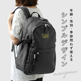 Lee リュック 320-4830 リー 通販 リュックサック デイパック バックパック レディース メンズ 黒 通学 女子 男子 高校生 大学生 大容量 22L 通勤 A4 B4 シンプル カジュアル trillion