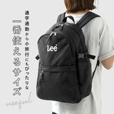 Lee リュック 320-4830 リー 通販 リュックサック デイパック バックパック レディース メンズ 黒 通学 女子 男子 高校生 大学生 大容量 22L 通勤 A4 B4 シンプル カジュアル trillion