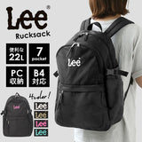 Lee リュック 320-4830 リー 通販 リュックサック デイパック バックパック レディース メンズ 黒 通学 女子 男子 高校生 大学生 大容量 22L 通勤 A4 B4 シンプル カジュアル trillion