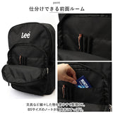 Lee リュック 320-4831 リー 通販 リュックサック デイパック バックパック レディース メンズ 黒 通学 女子 男子 高校生 大学生 大容量 26L 通勤 A4 B4 シンプル カジュアル trillion
