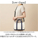 Lee トートバッグ リー 320-5501 通販 2way トートバック ショルダーバッグ 斜めがけバッグ 手提げバッグ レディース 大きめ 通勤 通学 綿 コットン おしゃれ かわいい シンプル 女性