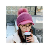 帽子 レディース ニット帽 ポンポン付 ニット 通販 キャップ 裏起毛 ポンポン ゆったり あったか あたたかい 暖かい 伸縮性 伸縮 柔らかい ふんわり やわらかい 大きいサイズ 防寒