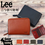 Lee リー 財布 二つ折り 通販 二つ折り財布 本革 メンズ さいふ 革財布 ブランド サイフ 小銭入れあり お財布 レザー メンズウォレット メンズ財布 コンパクト財布 ミニ財布 山羊革
