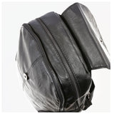 リュック レディース おしゃれ 小さめ 通販 軽量 軽い PU フェイクレザー リュックサック バックパック ミニリュック 合皮 合成皮革 大人 かわいい シンプル カジュアル きれいめ 上品 黒