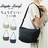 レガートラルゴ ショルダーバッグ LG-F3161 Legato Largo 通販 ショルダーバック ナイロン ワンショルダーバッグ レディース 斜めがけ 大人 小さめ 自立 撥水 A5 シンプル 無地 おしゃれ