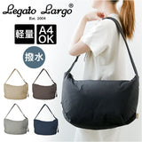 レガートラルゴ ショルダーバッグ LG-F3163 Legato Largo 通販 ショルダーバック ナイロン ワンショルダーバッグ レディース 斜めがけ 大人 大きめ 自立 撥水 A4 シンプル 無地 おしゃれ