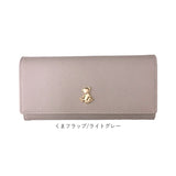 財布 レディース 長財布 通販 お財布 ロングウォレット 小銭入れ さいふ ロング ウォレット テディベア キュート かわいい 使いやすい 見やすい L字ファスナー ファスナー フラップ