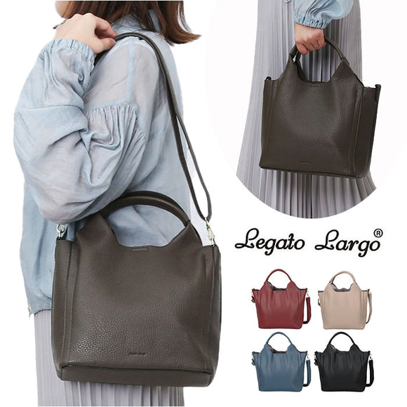 レガートラルゴ トートバッグ LH-D1373 通販 Legato Largo ショルダーバッグ ななめがけバッグ 斜めがけバッグ レディース 軽量 軽い ファスナー付き 小さめ A5 通勤 おしゃれ きれいめ