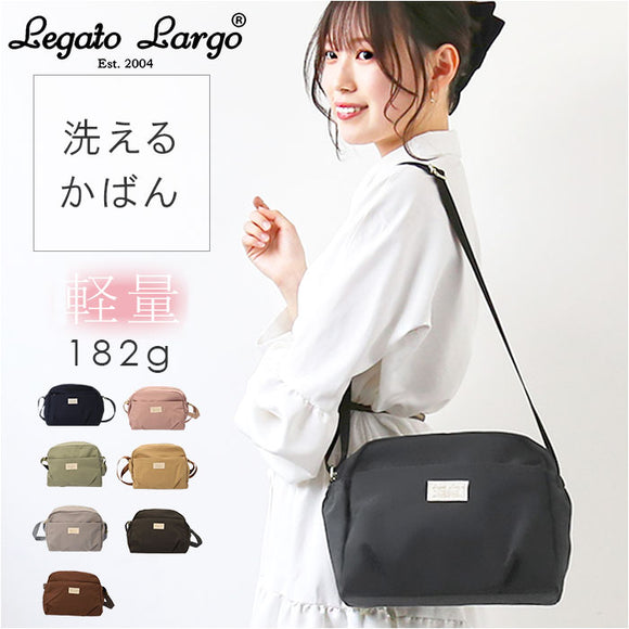 レガートラルゴ ショルダーバッグ LH-X0062 通販 Legato Largo ショルダーバック レディース 斜めがけ 大人 軽量 軽い ナイロン A5 サブバッグ メンズ 旅行 アウトドア おしゃれ 可愛い