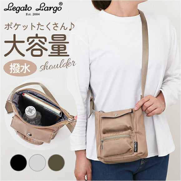 レガートラルゴ ショルダーバッグ LH-X0441 通販 LegatoLargo ショルダーバック 斜めがけバッグ ミニショルダーバッグ レディース 斜めがけ 大人 小さめ ブランド 縦長 縦型 撥水