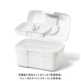 キャリングケース トレイ付き 通販 保護ケース 収納 ケース 道具箱 救急箱 収納ボックス 薬入れ くすり箱 薬箱 薬ケース サプリメント 手当 応急処置 多機能ケース 小物入れ コンパクト