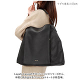 レガートラルゴ トートバッグ LI-E1592 通販 Legato Largo トート バッグ トートバック レディース 大きめ ファスナー付き 通勤 通学 A4 撥水 はっ水 異素材 切り替え ツートン
