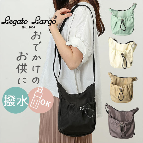 レガートラルゴ ショルダーバッグ legato largo LI-E1621 通販 ショルダーバック レディース ミニショルダー ナイロン 斜めがけ 軽量 撥水 ブランド スポーティー 小さめ 大人 おしゃれ