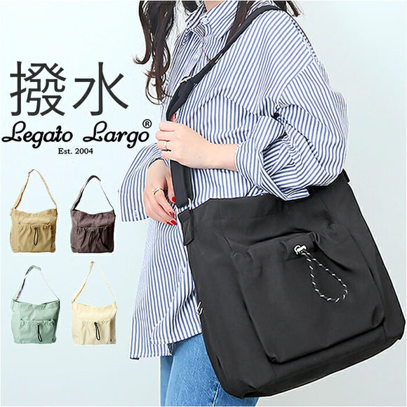 レガートラルゴ ショルダーバッグ legato largo LI-E1625 通販 ショルダーバック レディース ショルダー バッグ ナイロン A4 斜めがけ 大きめ 軽量 軽い ブランド 撥水 大人 おしゃれ
