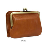 リアン Lien 財布 二つ折り 通販 LIL1201 コルド がま口2つ折りウォレット 二つ折り財布 栃木レザー 本革 革 メンズ レディース 小銭入れあり がま口財布 サイフ さいふ レザー 牛革