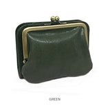 リアン Lien 財布 二つ折り 通販 LIL1201 コルド がま口2つ折りウォレット 二つ折り財布 栃木レザー 本革 革 メンズ レディース 小銭入れあり がま口財布 サイフ さいふ レザー 牛革