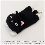 パスケース リール付き 通販 猫三兄弟 リール付きパスケース リールパスケース 定期入れ ICケース キャラクター グッズ 猫 ねこ ネコ 猫3兄弟 子供用 子ども 子供 レディース キッズ