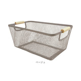 アイアン バスケット スクエアL 通販 Linie リーニエ アイアンバスケット 洗えるかごバスケット かごバスケット 洗える メッシュ カゴ 籠 収納ボックス 持ち手付き パントリー おしゃれ