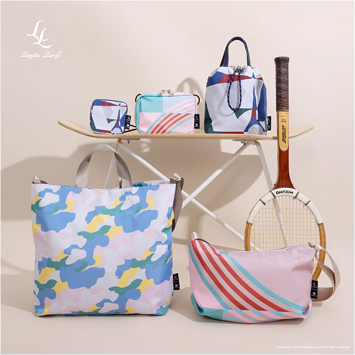 Legato Largo ショルダーバッグ LIPT-F004 通販 レガートラルゴ ショルダーバック 斜めがけバッグ レディース ブランド PAPIER TIGRE パピエティグルコラボ 小さめ 軽量 軽い アウトドア