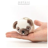 ねむねむアニマルズ エコバッグ 通販 折りたたみ コンパクト かわいい アニマル 動物 ミニポーチ 軽量 丈夫 リップストップ てのりぬいぐるみ チェーン付き マスコット