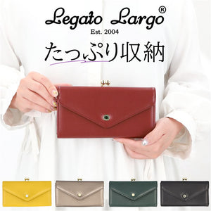 Legato Largo 財布 LJ-F3353 通販 レガートラルゴ 長財布 がま口財布 がまぐち財布 ボックス型小銭入れ ガバッと開く ロングウォレット 長さいふ なが財布 長サイフ ながさいふ ブランド