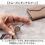 Legato Largo 財布 レガートラルゴ LJ-F3441 通販 パスケース 定期入れ リール付きパスケース 定期券入れ 定期券ケース カードケース リール付き 二つ折り リール おしゃれ シンプル