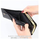レガートラルゴ 財布 LJ-L0121 Legato Largo 通販 二つ折り財布 レディース 小銭入れあり 使いやすい ボックス型小銭入れ がま口 がまぐち カード収納 いっぱい 合皮 光沢 おしゃれ