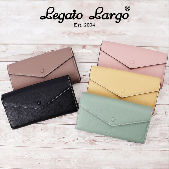レガートラルゴ 財布 legato largo LJ-X0163 通販 長財布 お財布 ロングウォレット レディース かぶせ蓋 カード たくさん 入る 大容量 シンプル ブランド 大人 かわいい 女の子 おしゃれ