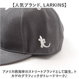 ラーキンス キャップ LARKINS LKTM-102 通販 帽子 ベースボールキャップ 野球帽 LK BBキャップ フラットバイザー メンズ レディース ブランド カジュアル ロゴ 刺繍 トカゲ 大きいサイズ