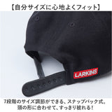 ラーキンス キャップ LARKINS LKTM-269 通販 帽子 ベースボールキャップ 野球帽 スタンダードキャップ スナップバックキャップ メンズ レディース ブランド トカゲ 刺繍 おしゃれ