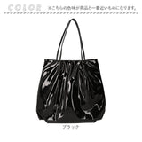 トートバッグ レディース きれいめ A4 通販 トートバック トート バッグ エナメルバッグ 肩掛けバッグ 肩掛けカバン 大きめ 通勤 通学 大容量 大人可愛い 大人 女性 ソフトエナメル 軽量