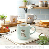 犬 イラスト マグカップ 通販 陶磁器 コップ マグ カップ 小さめ 犬柄 立体 270ml 電子レンジ対応 食洗機対応 かわいい おしゃれ 可愛い 電子レンジで使える 犬グッズ いぬ イヌ オフィス
