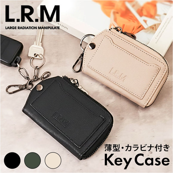 L.R.M キーケース CMK-1137 通販 小銭入れ キーカバー キーホルダー 小物入れ ポーチ コインケース ミニポーチ ミニ財布 メンズ レディース おしゃれ かわいい カラビナ付きポーチ