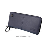 財布 メンズ 長財布 通販 L.R.M CMK20-0753 長サイフ ロングウォレット ラウンドファスナー サイフ さいふ 合皮 フェイクレザー 大容量 高校生 中学生 男子 男の子 カラビナ付き おしゃれ