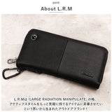 財布 メンズ 長財布 通販 L.R.M CMK20-0753 長サイフ ロングウォレット ラウンドファスナー サイフ さいふ 合皮 フェイクレザー 大容量 高校生 中学生 男子 男の子 カラビナ付き おしゃれ