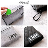 L.R.M 財布 通販 長財布 ロングウォレット ラウンドファスナー おしゃれ 大容量 カードがたくさん入る カードが沢山入る 小銭入れ カラビナ 20代 大人 学生 中学生 小学生 大学生 高校生