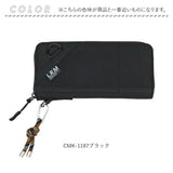 LRM 財布 CMK-1187 通販 メンズ 長財布 ながさいふ 長サイフ ロングウォレット 札入れ ラウンドファスナー 小銭入れあり さいふ サイフ カラビナ付き 使いやすい 男性 男子 キッズ 高校生