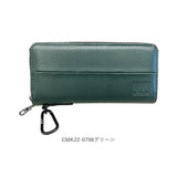 財布 メンズ 長財布 通販 L.R.M CMK-0573 長サイフ ロングウォレット ラウンドファスナー サイフ さいふ 合皮 フェイクレザー 大容量 高校生 中学生 男子 男の子 カラビナ付き おしゃれ