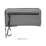 財布 メンズ 長財布 通販 L.R.M CMK-0573 長サイフ ロングウォレット ラウンドファスナー サイフ さいふ 合皮 フェイクレザー 大容量 高校生 中学生 男子 男の子 カラビナ付き おしゃれ