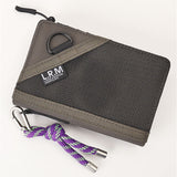 LRM 財布 CMK-1188 通販 メンズ 二つ折り財布 2つ折り財布 お財布 折り財布 折りたたみ財布 小銭入れあり L字ファスナー さいふ サイフ カラビナ付き 使いやすい 男性 男子 キッズ 高校生