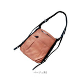リュック ショルダー 2WAY ラムレザー 通販 リュックサック デイパック ラムレザーバッグ ショルダーバック ショルダーバッグ 肩掛け リュックに早変わり ポケット レザー